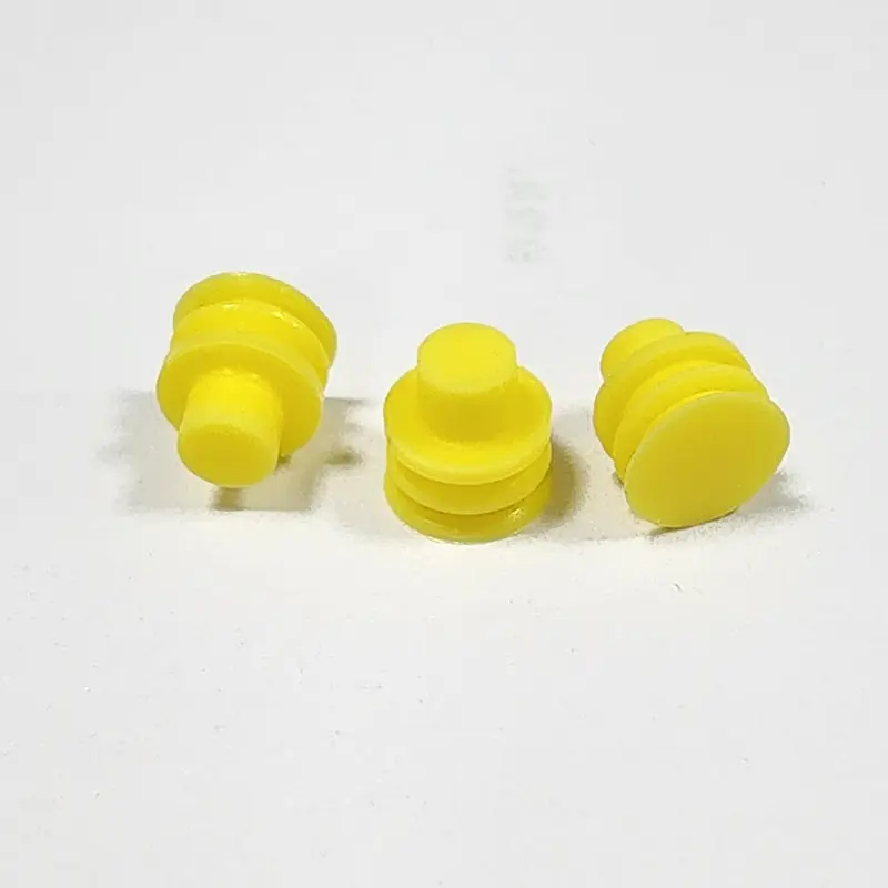 2,6 mm kollane silikoontihendi pistik